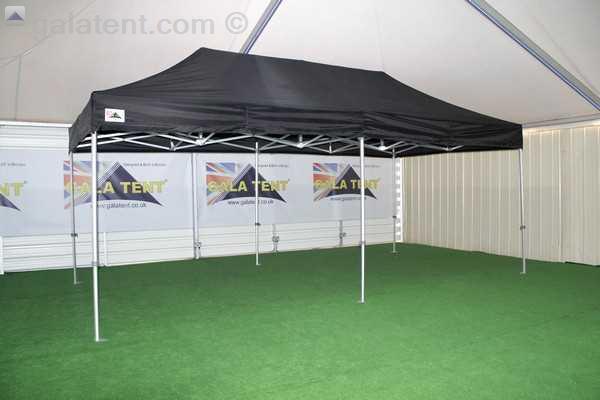 Siësta Reparatie mogelijk onbetaald 6m x 3m Easy UP Partytent Vouwtent PVC Pro-40 (Zwart) | Gala Tent Nederland
