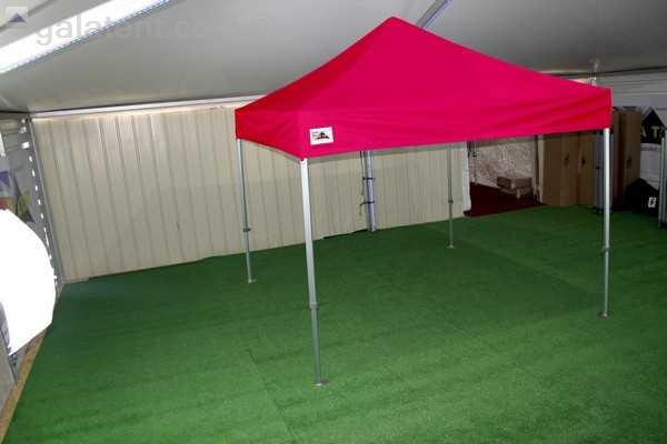 Economie slachtoffers Blind vertrouwen 3m x 3m Easy UP Partytent Vouwtent PVC Pro-50 (Rood) | Gala Tent Nederland